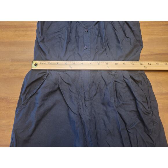 Obey Black Cropped Sleeveless Jumpsuit XS Lightweight Beachy Streetwear EUC - Picture 7 of 16